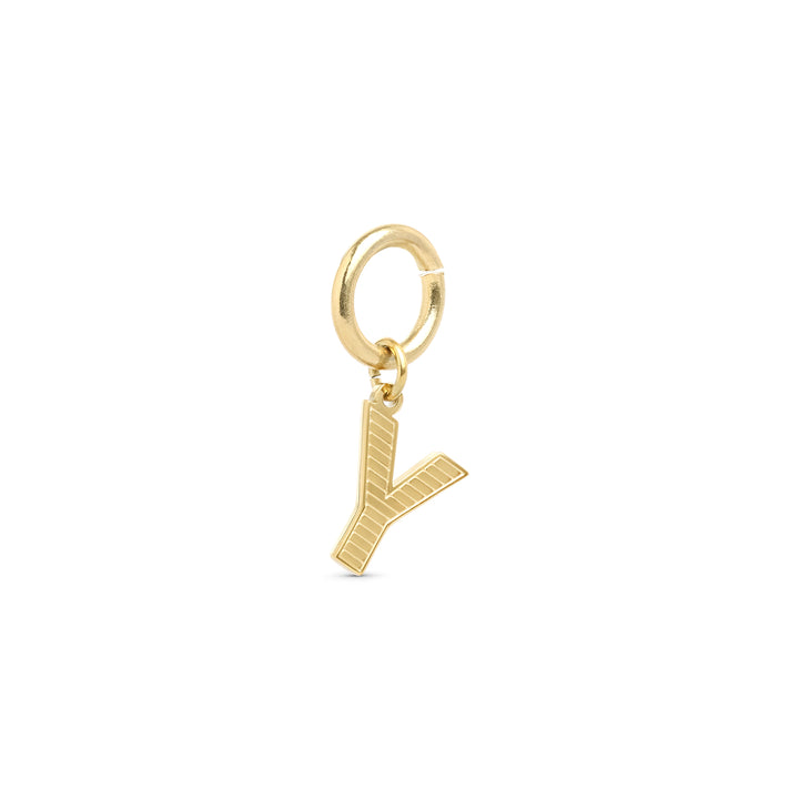 Sanya - Initial Charm Gull Rustfritt Stål