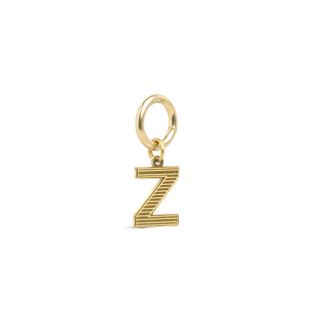 Sanya - Initial Charm Gull Rustfritt Stål