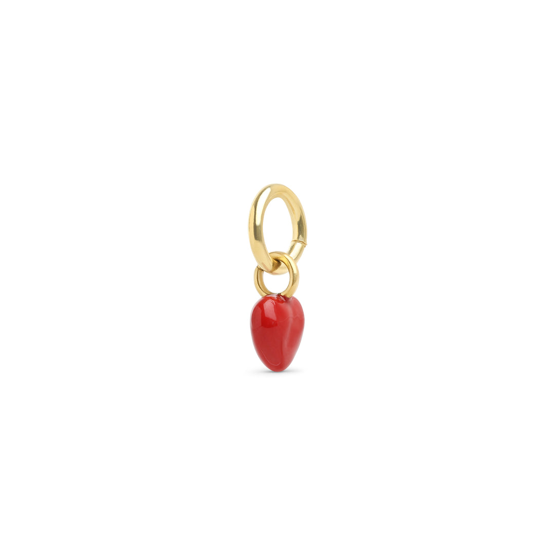 Lill - Heart Charm Rustfritt Stål