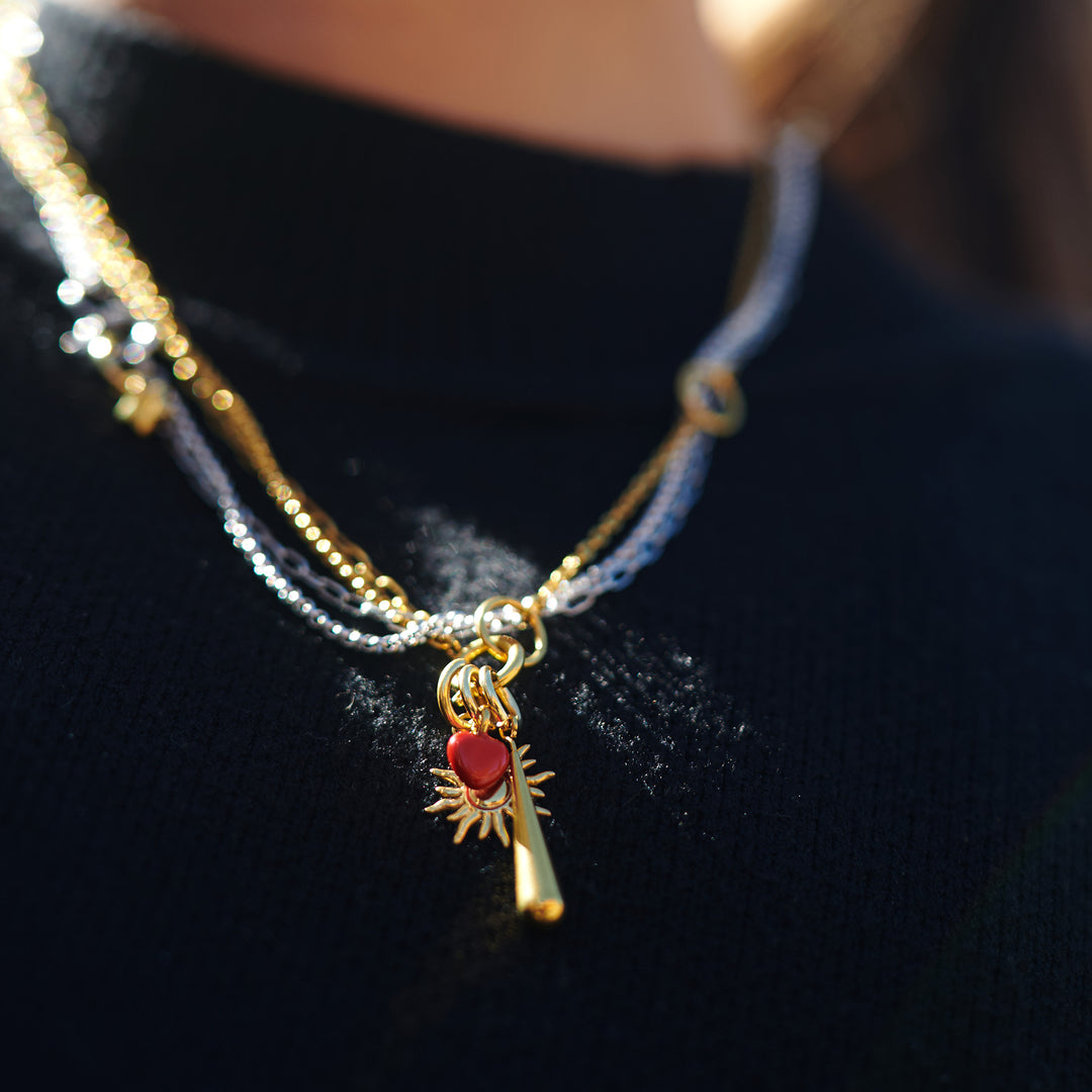 Lill - Heart Charm Rustfritt Stål