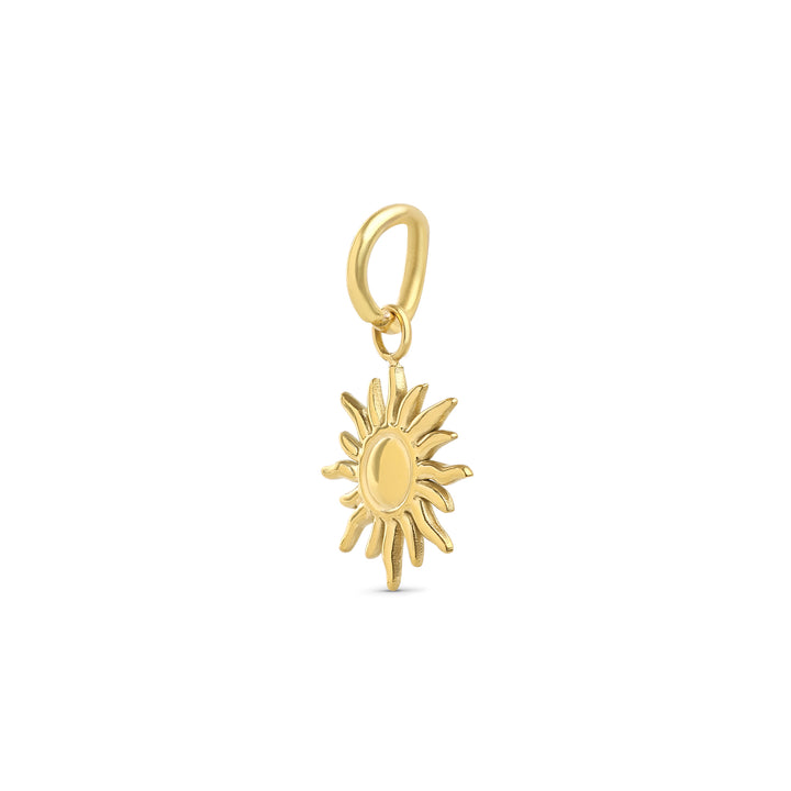 Sol - Sunburst Charm Rustfritt Stål