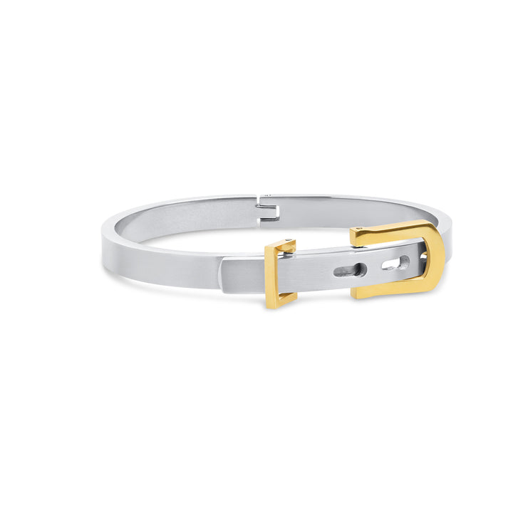 June - Beltearmbånd Bangle Rustfritt Stål