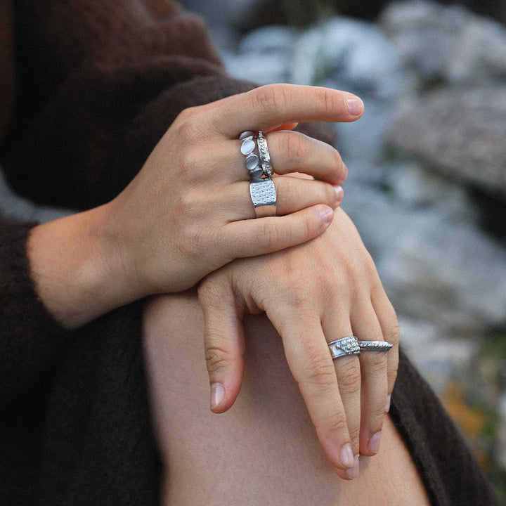 Gulli – Organic Ring in Stainless Steel | Timi of Sweden