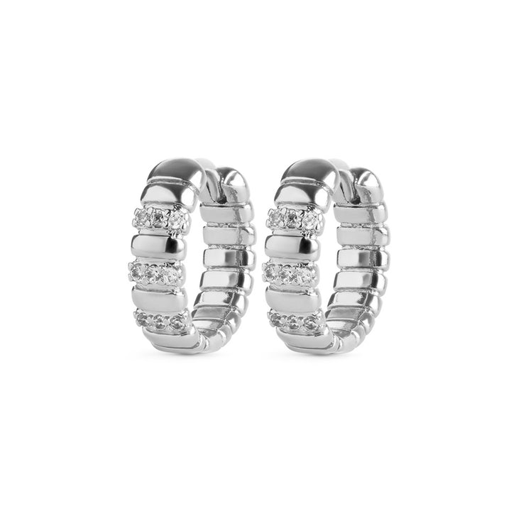 Allyson - Crystal Hoop Earrings