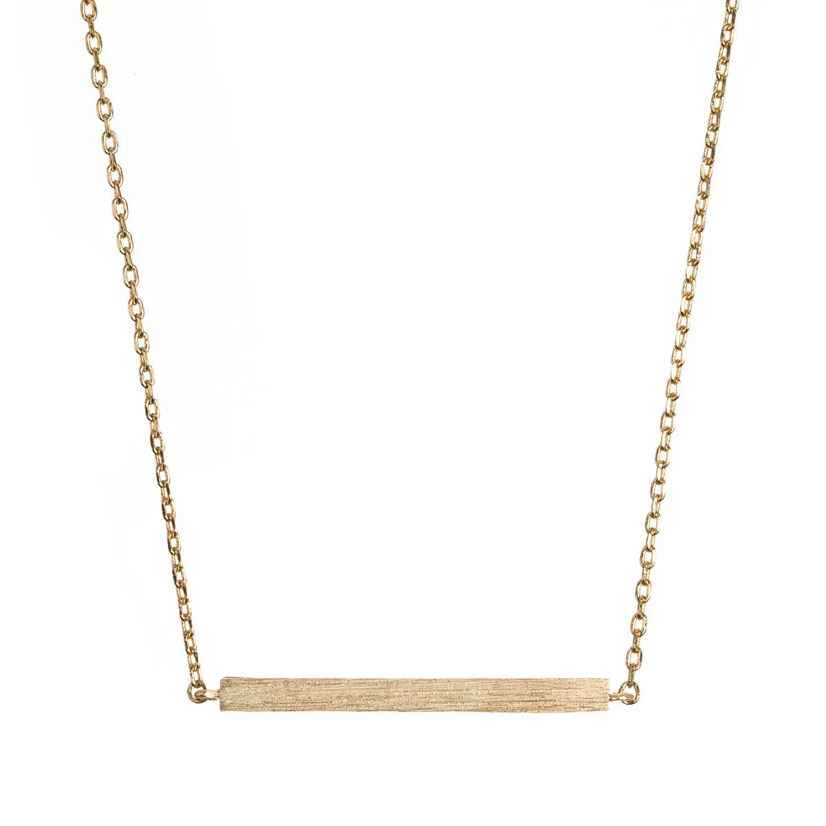 Bar Necklace Gold