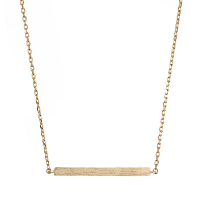 Bar Necklace Gold