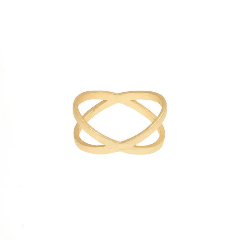 Cross Ring Gold