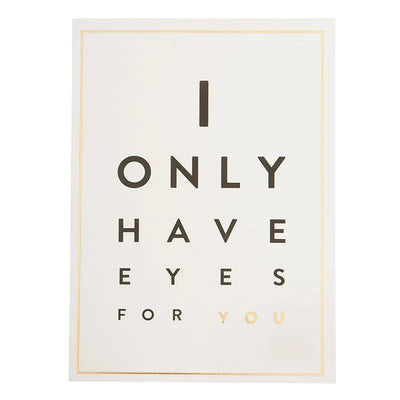 I only have Eyes for You Postcard