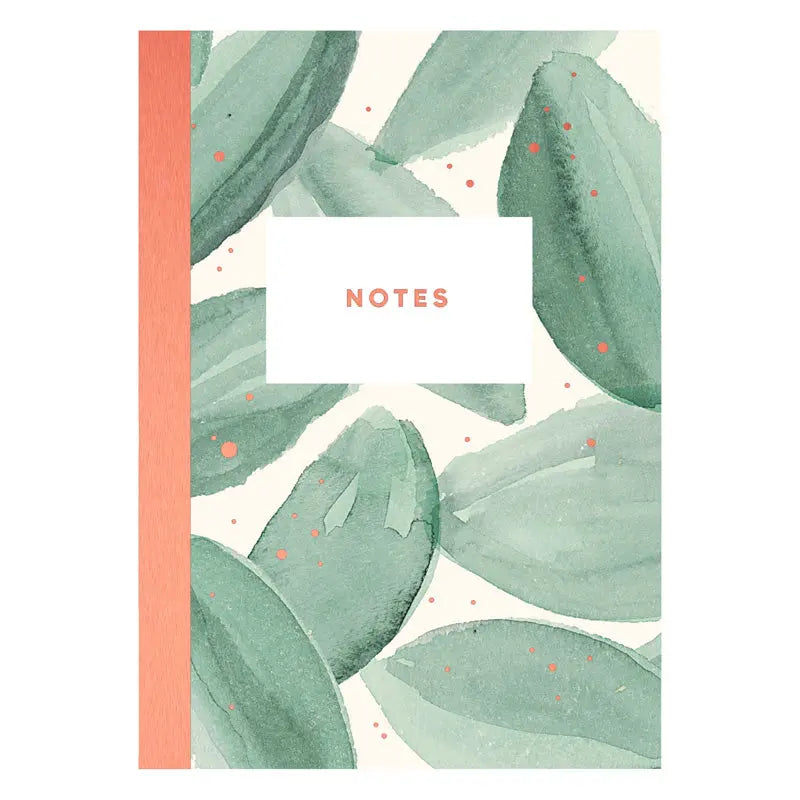 Timi Notebook Green Leaves Notebook - Timi of Sweden