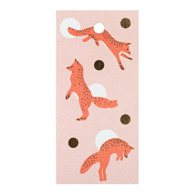 Foxes Gift Tag