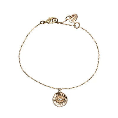 Evil Eye Bracelet Gold
