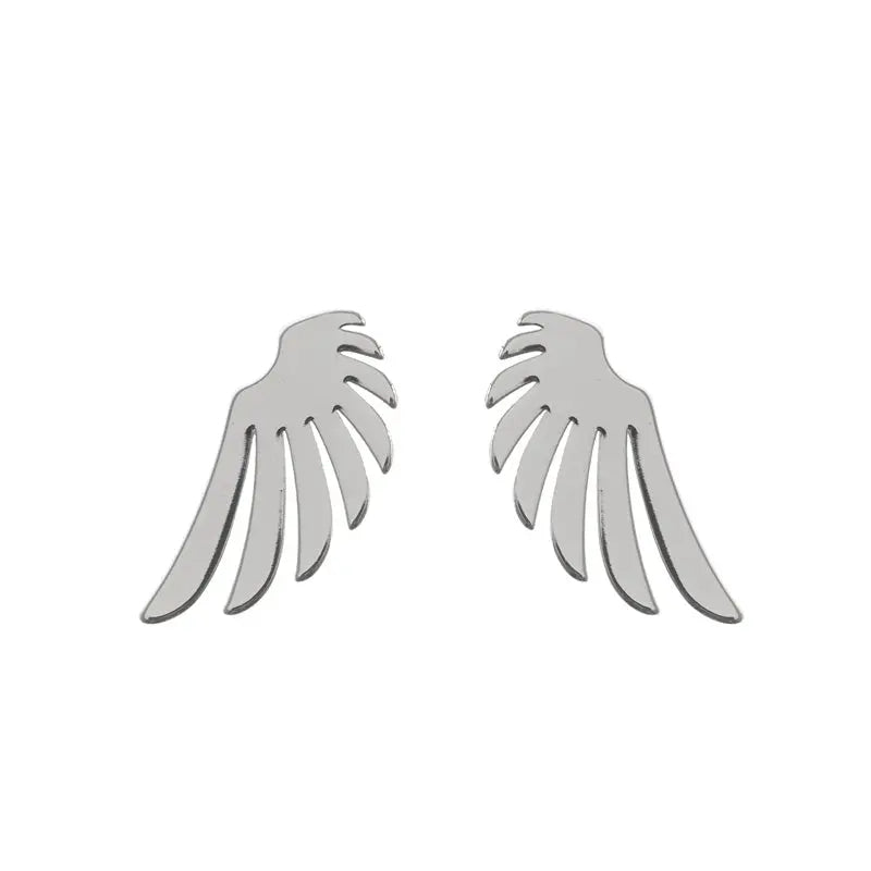 Earrings Wing Silver