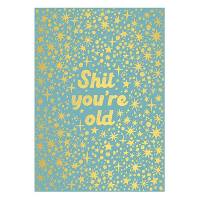 Shit you’re old Postcard