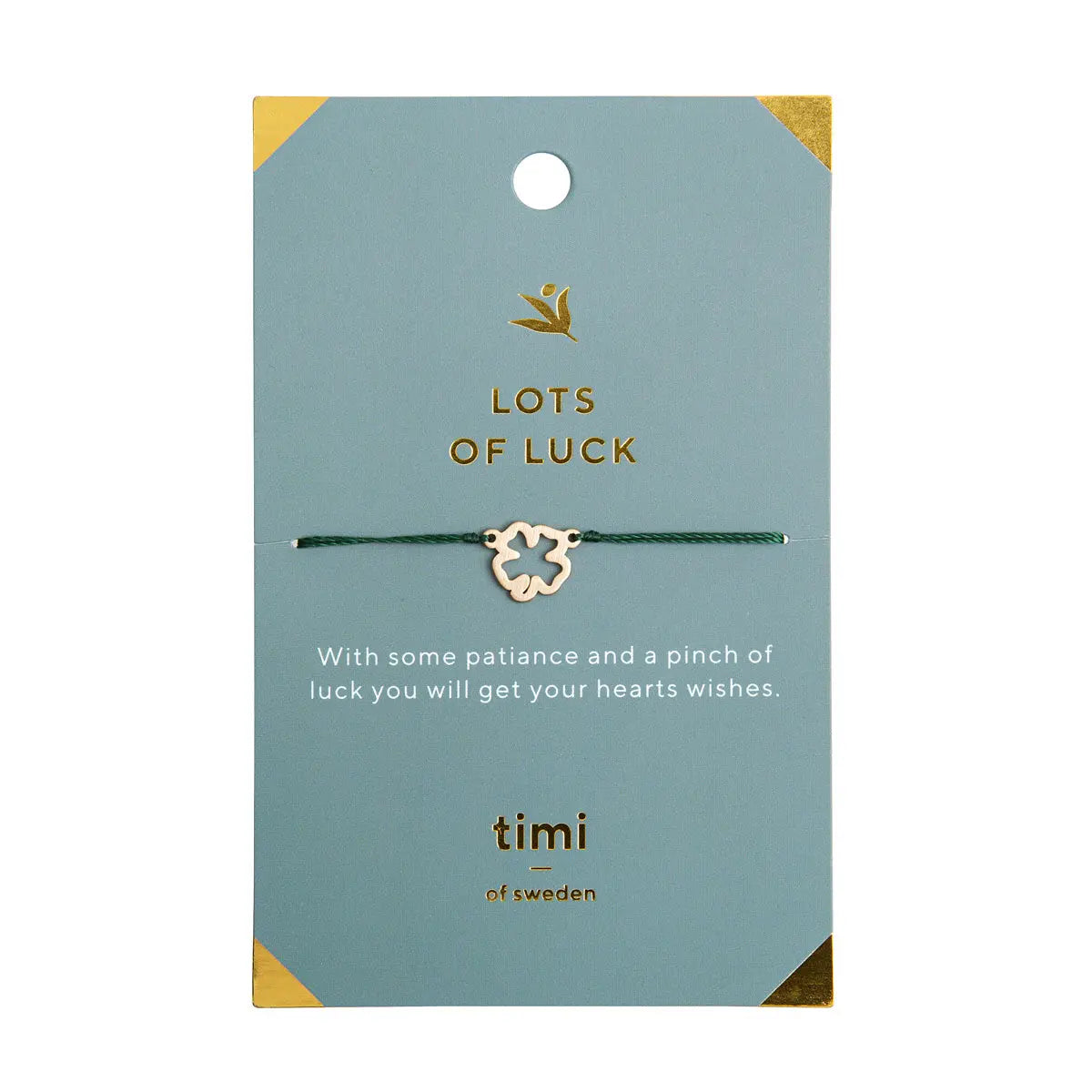 Massevis av Luck Clover-armbånd