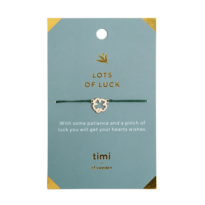 Massevis av Luck Clover-armbånd