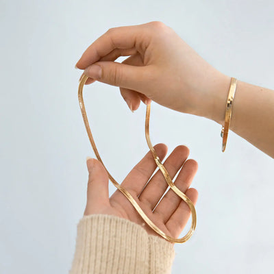 Ivy - Snake Chain Halskjede Rustfritt stål