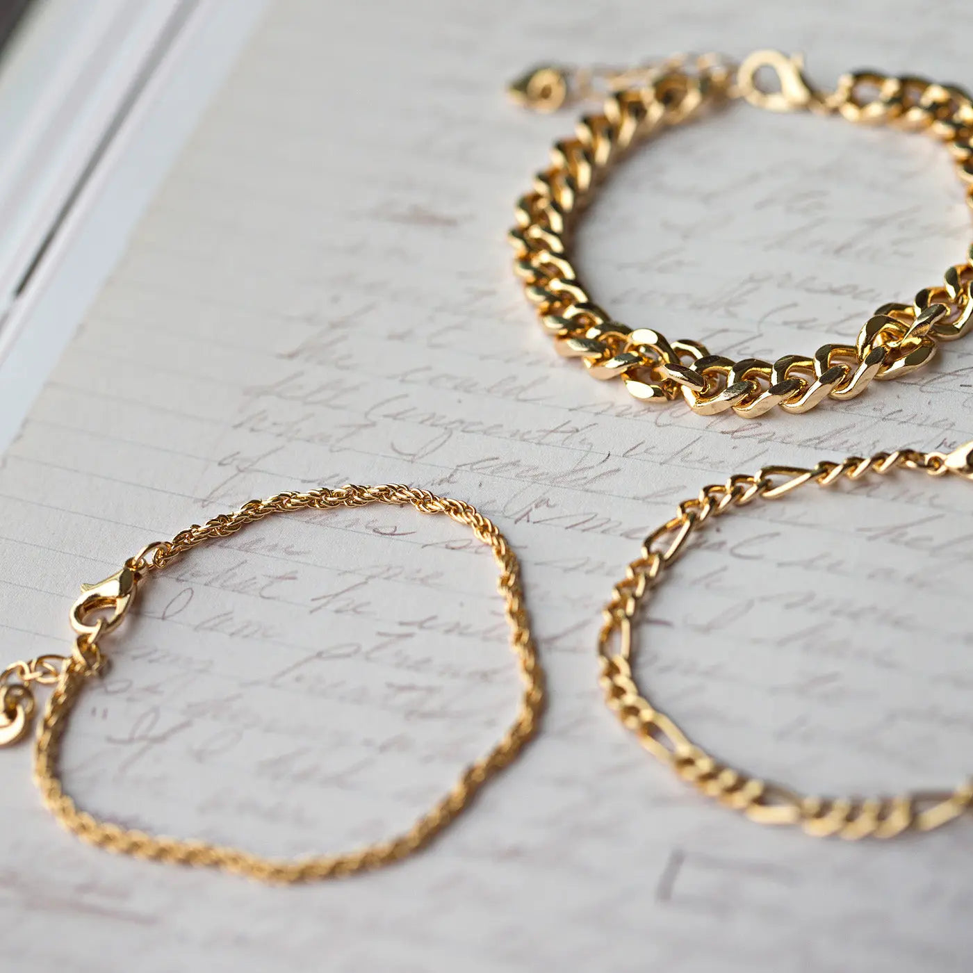 Twisted kjede armbånd