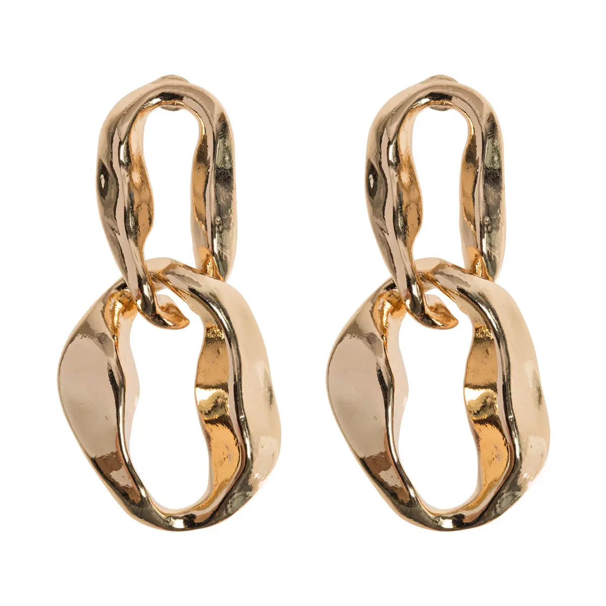 Organic Double Hoop Earrings