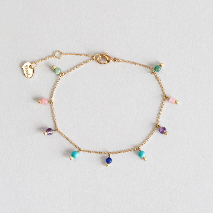 Colorful Precious Stone Bracelet