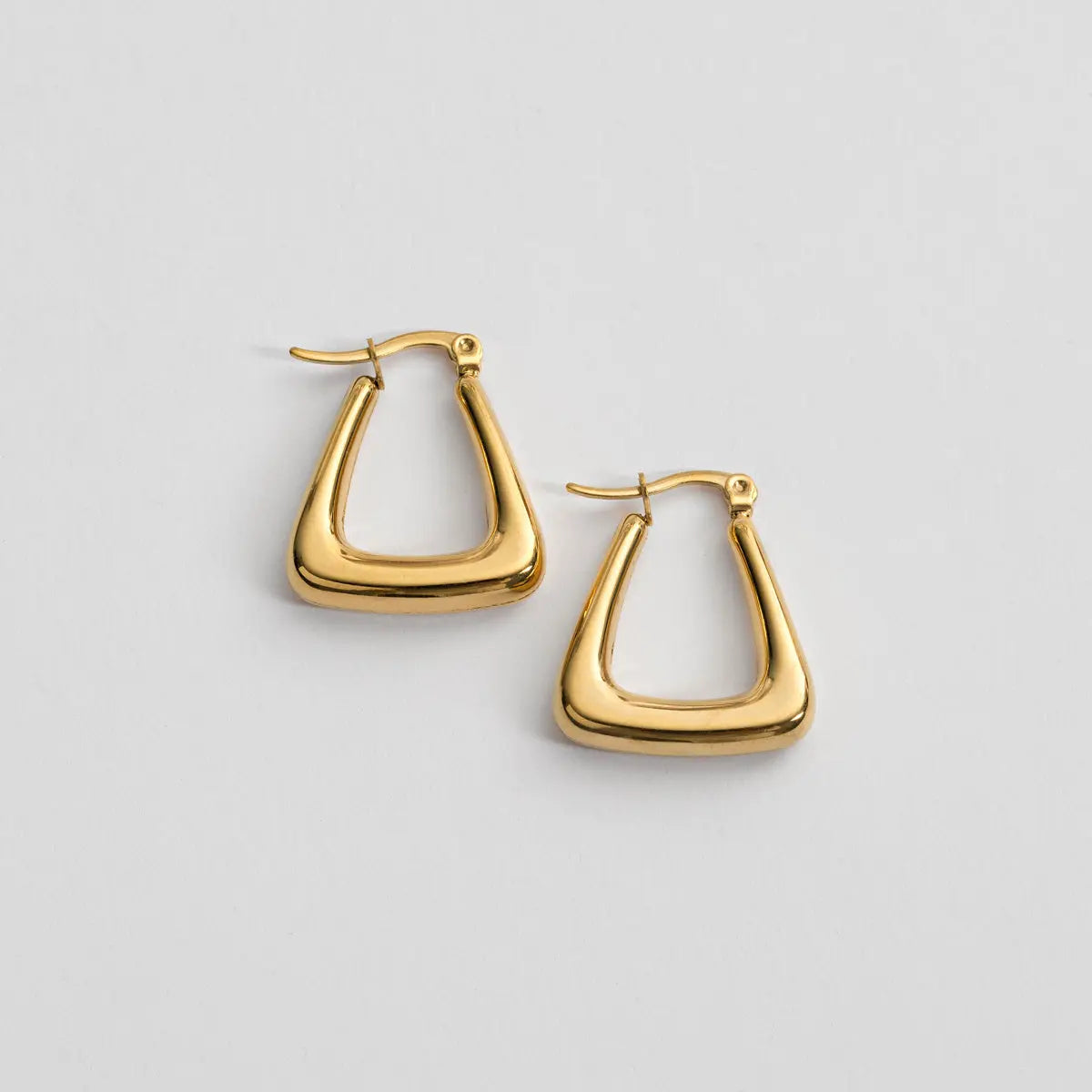 Triangle Hoop Earring | Stainless Steel