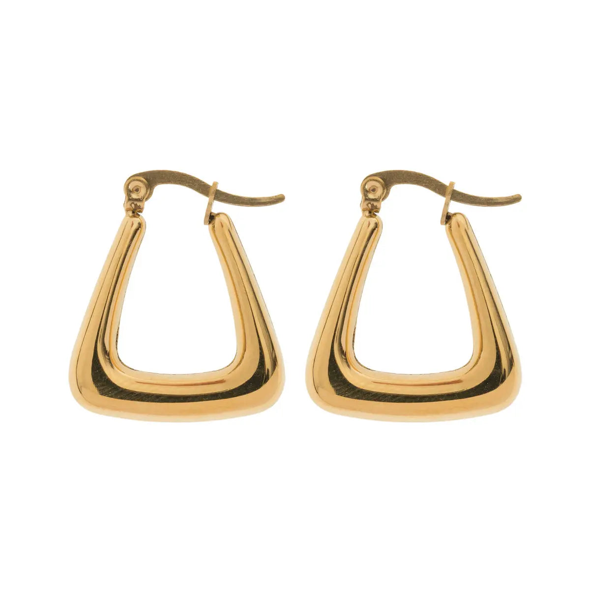 Triangle Hoop Earring | Stainless Steel
