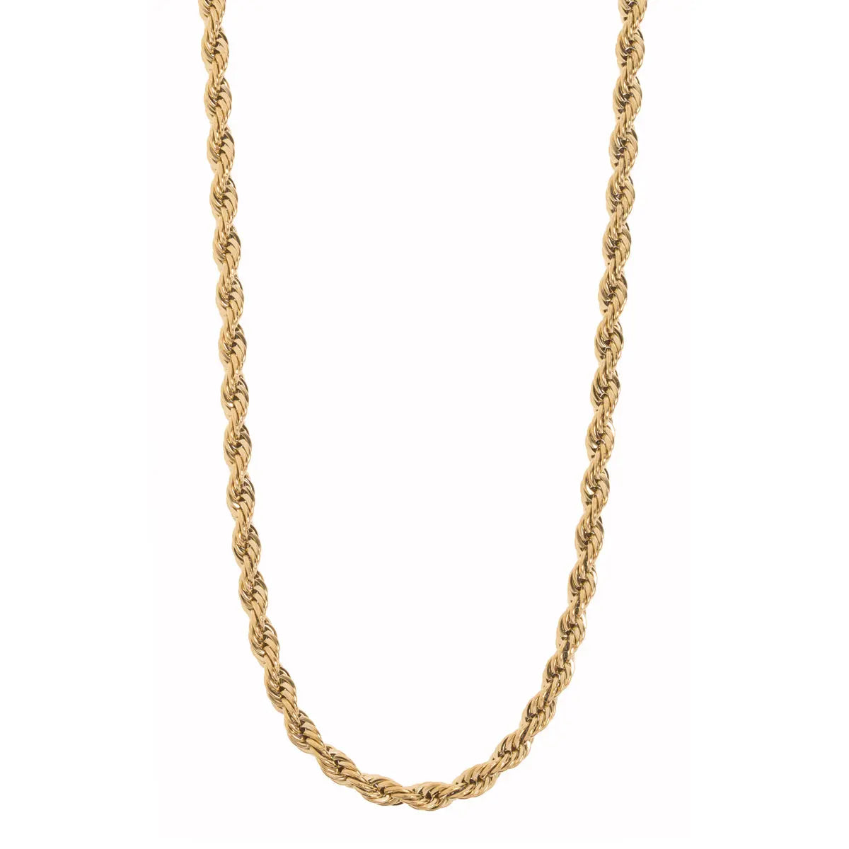 Thick Twisted Chain Necklace | Stainless Steel