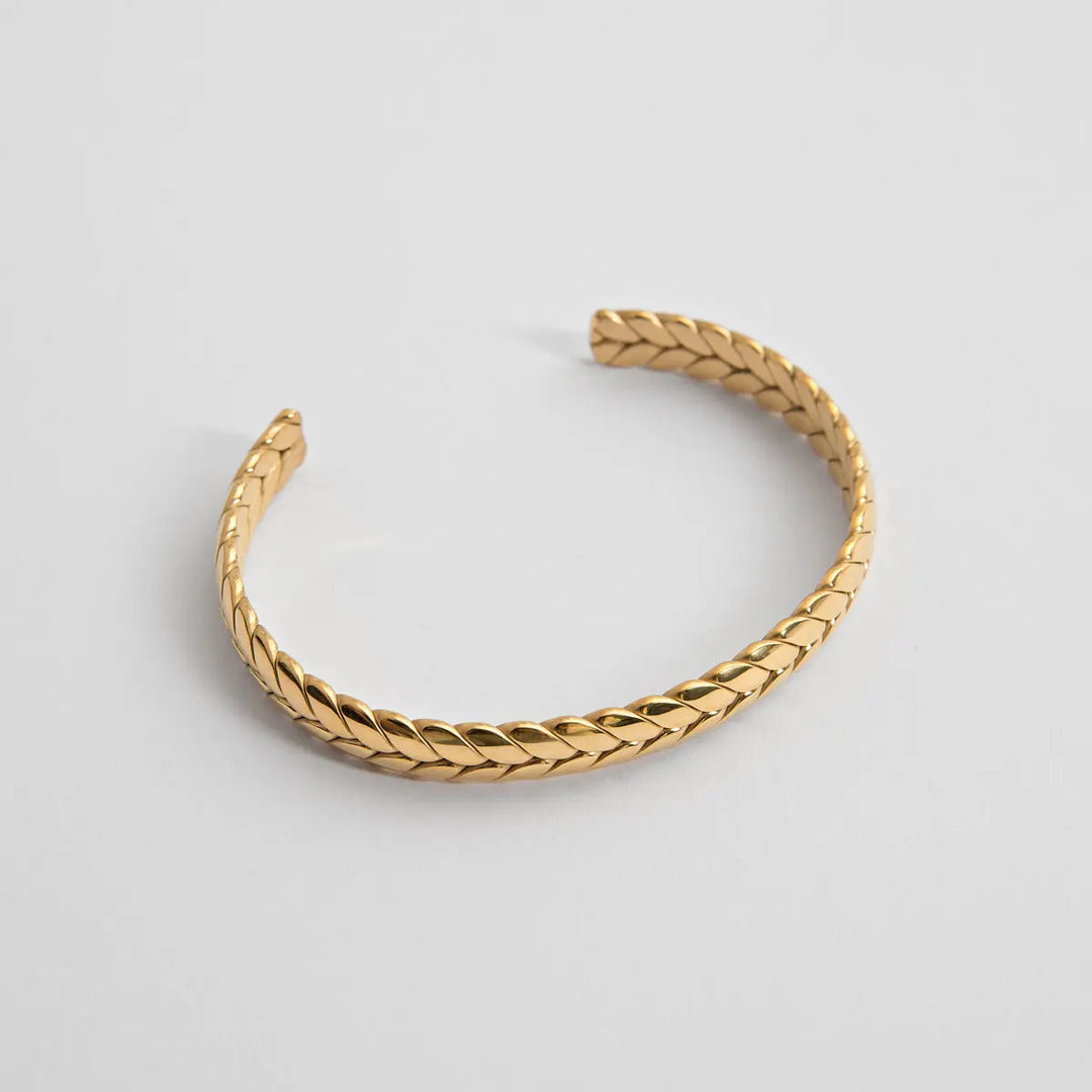 Braid Bangle | Stainless Steel