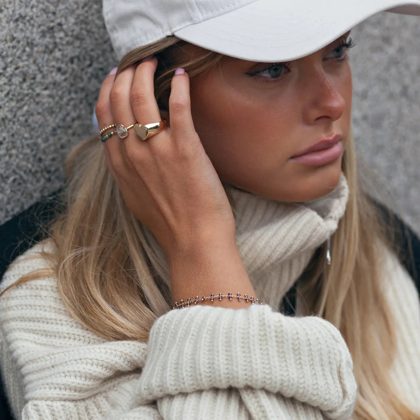 Smokey Bead armbånd