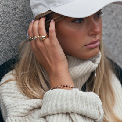 Smokey Bead armbånd