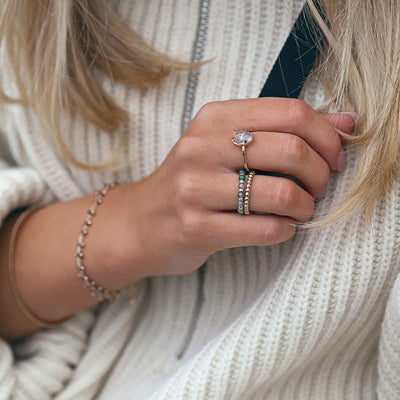Smokey Bead armbånd