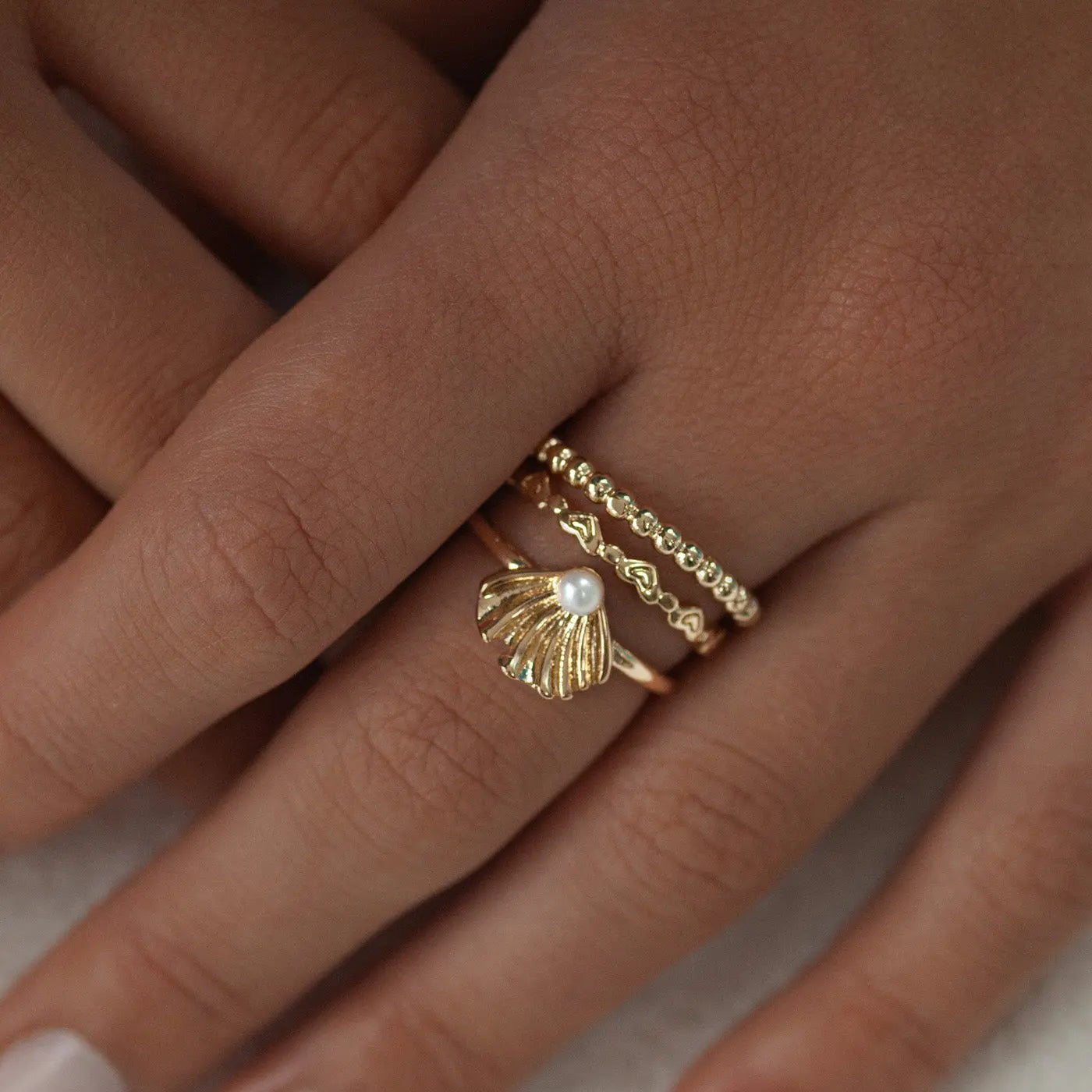 Aria - Shell med perlering