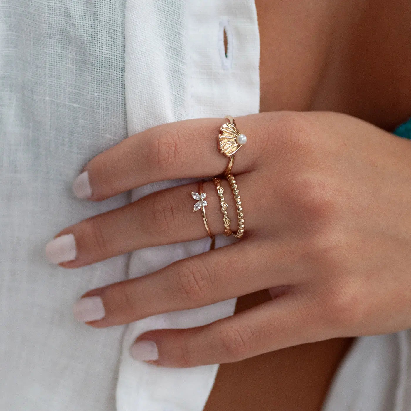 Aria - Shell med perlering
