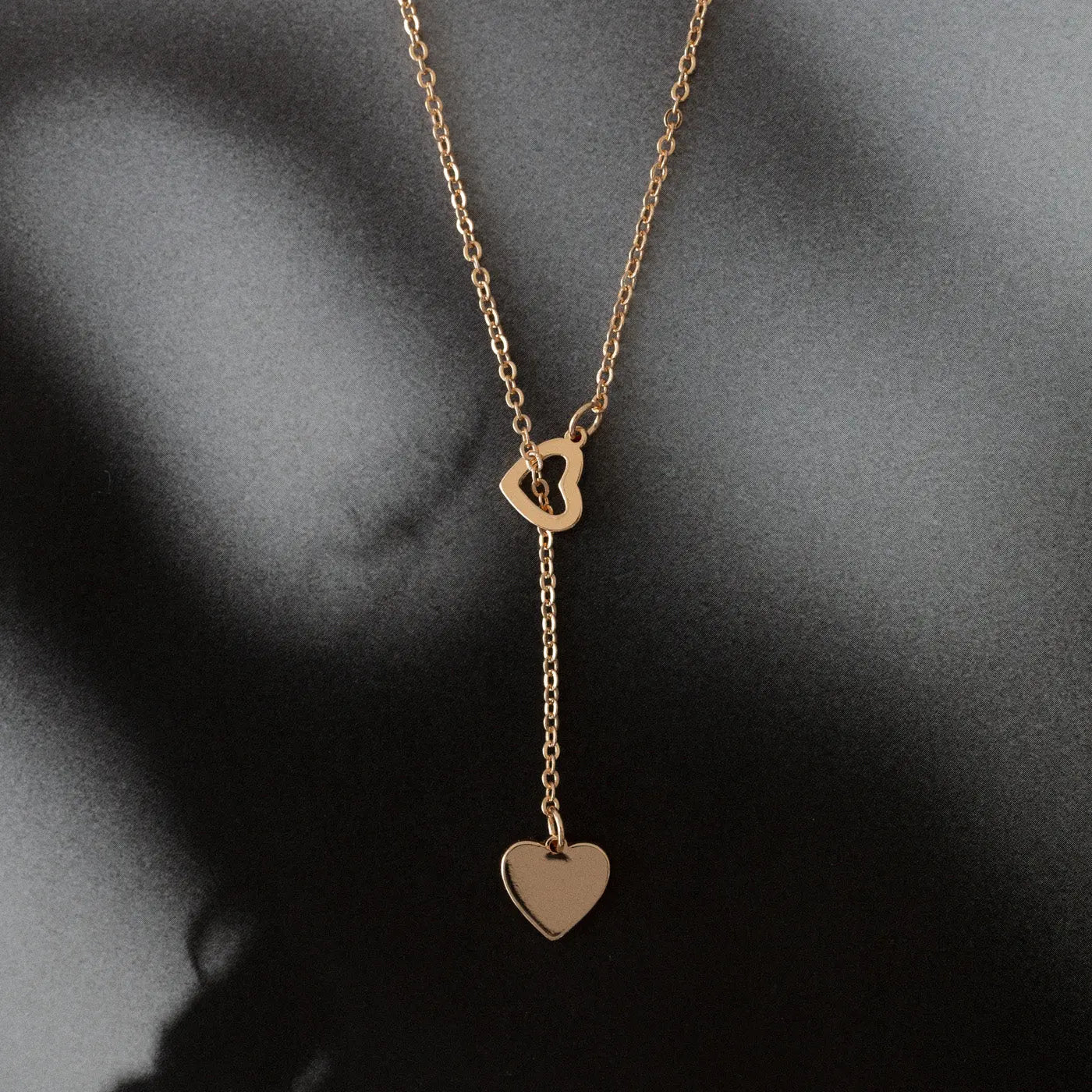 Sally - Heart Lariat Halskjede