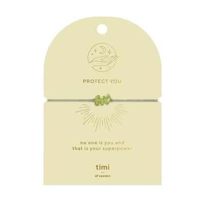 Peridot Chip Bracelet