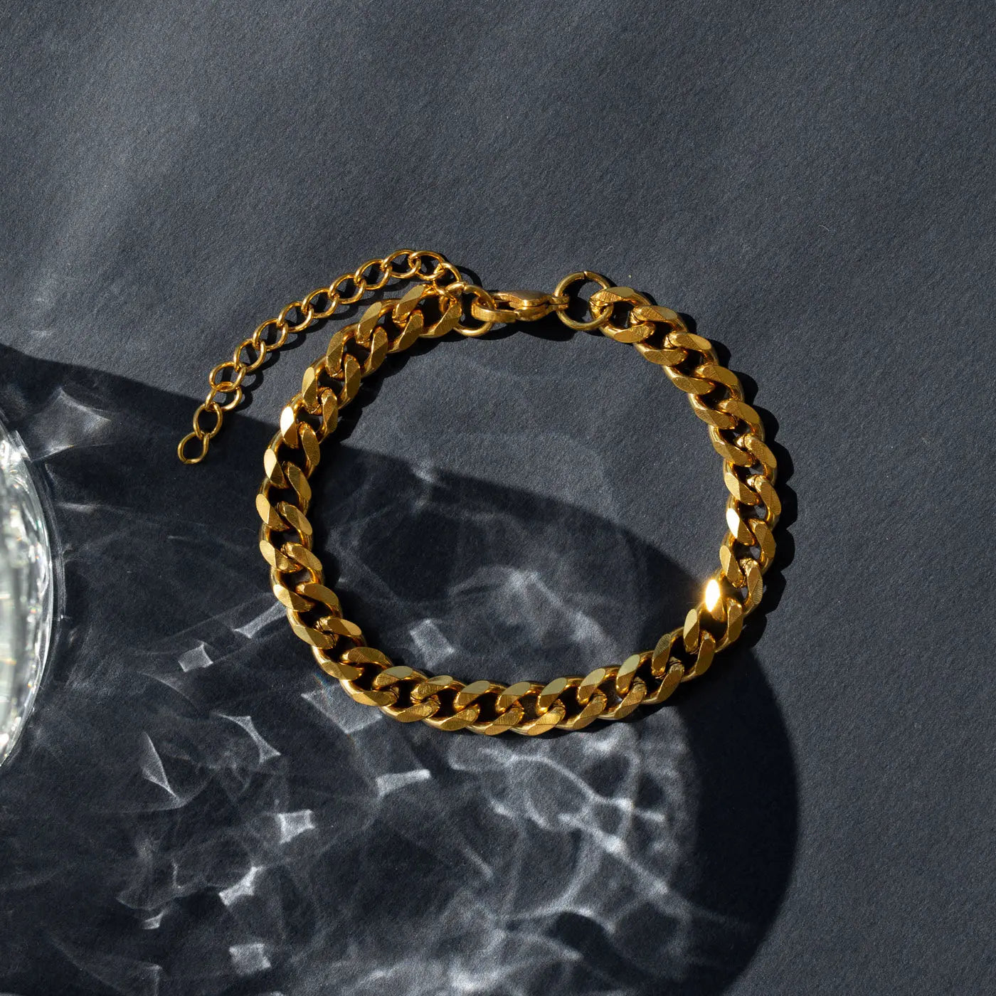 Naomi - Chunky Chain Armbånd i rustfritt stål