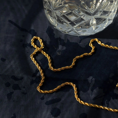 Eden - Twisted Chain Halskjede Rustfritt stål