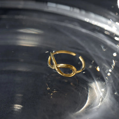 Hannah - Infinity Ring rustfritt stål