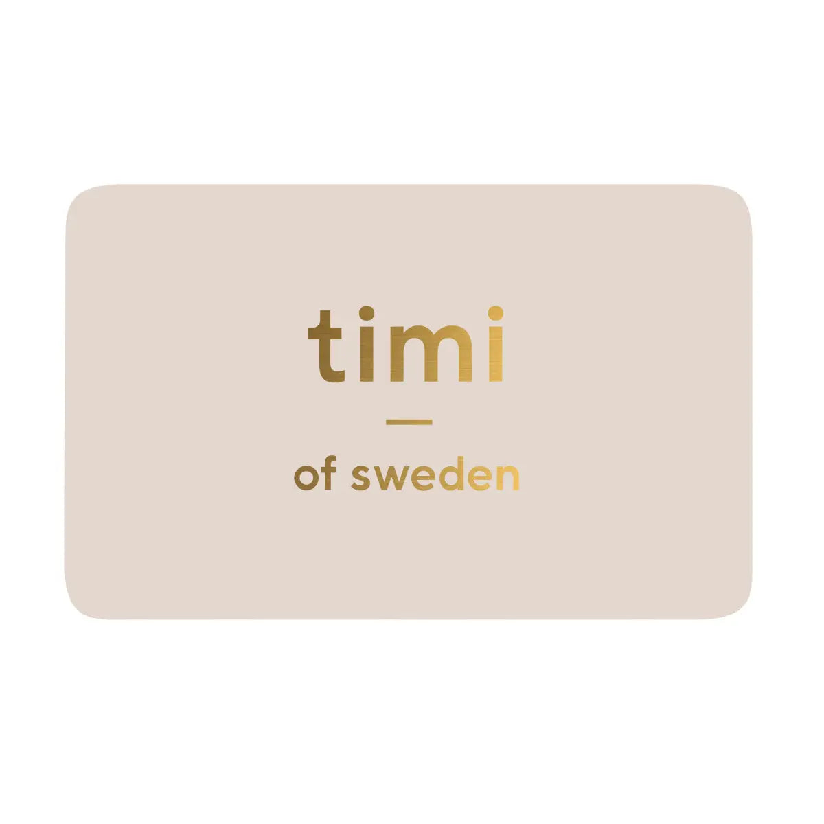 timi of Sweden gavekort